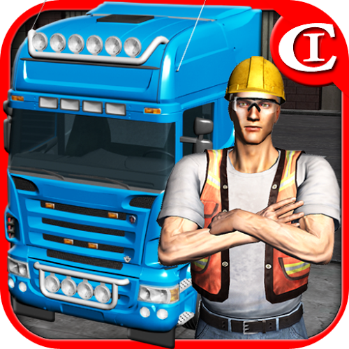 Logo Crazy Parking Truck King 3D Ícone Logo Crazy Parking Truck King 3D Ícone