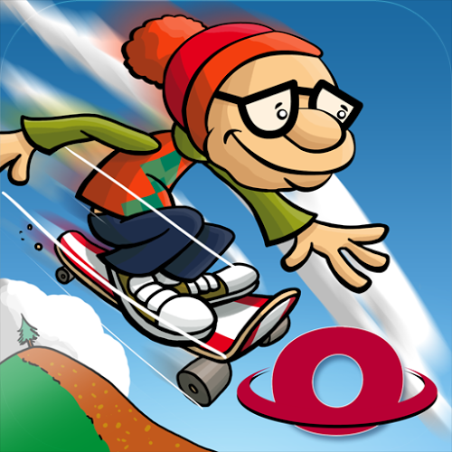 Logo Skater Dave - Downhill Skating Ícone Logo Skater Dave - Downhill Skating Ícone