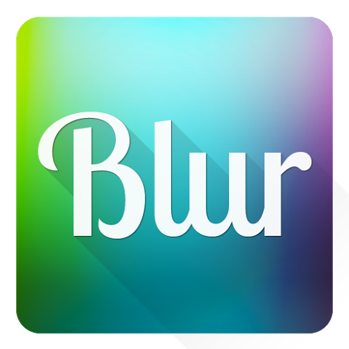 Logo Blur Ícone Logo Blur Ícone