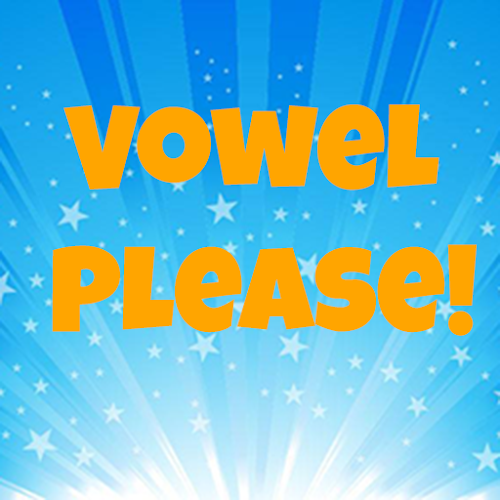 Logo Vowel Please! - Countdown game Ícone Logo Vowel Please! - Countdown game Ícone