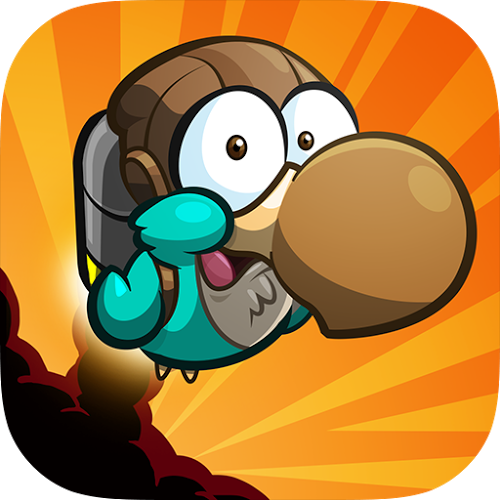 Logo Flying Dodo: Wilbur`s Fun Ride Ícone Logo Flying Dodo: Wilbur`s Fun Ride Ícone
