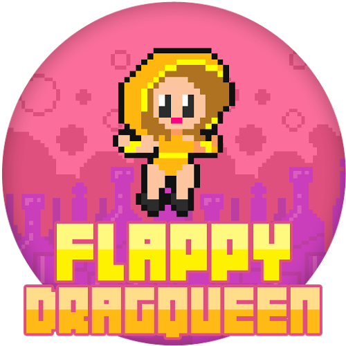 Logo Flappy DragQueen Ícone Logo Flappy DragQueen Ícone