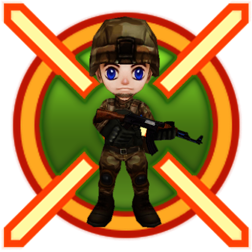 Logo Gun Fire Army Ícone Logo Gun Fire Army Ícone