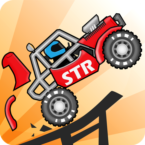 Logo Stunt Truck Racing Ícone Logo Stunt Truck Racing Ícone