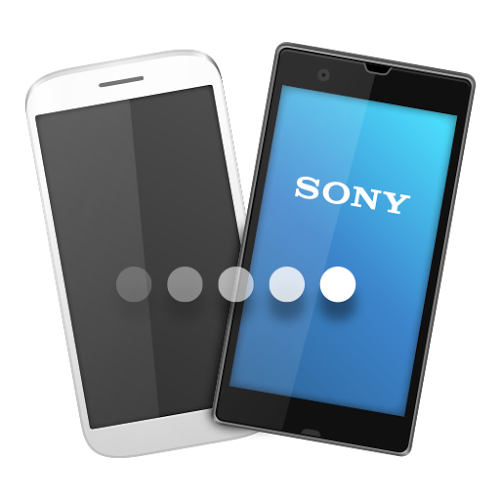 Logo Xperia™ Transfer Mobile Ícone Logo Xperia™ Transfer Mobile Ícone