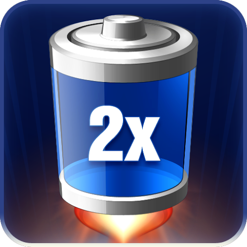 Logo 2x Battery - Battery Saver Ícone Logo 2x Battery - Battery Saver Ícone