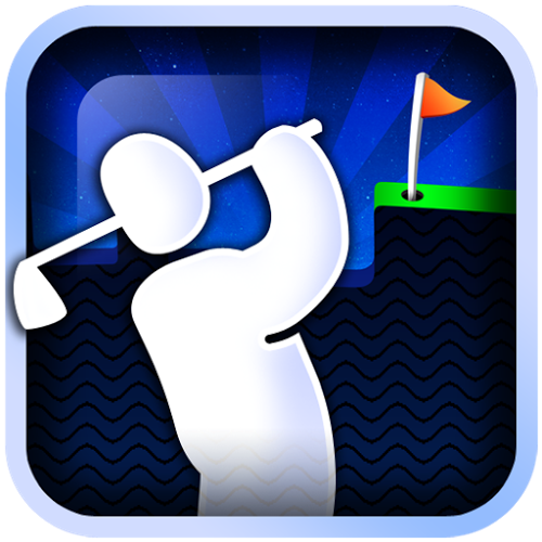 Logo Super Stickman Golf Ícone Logo Super Stickman Golf Ícone