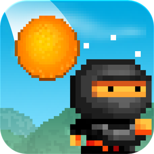 Logo 8bit Ninja Ícone Logo 8bit Ninja Ícone