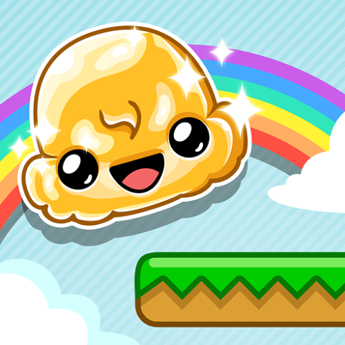 Logo Ice Cream Jump Ícone Logo Ice Cream Jump Ícone