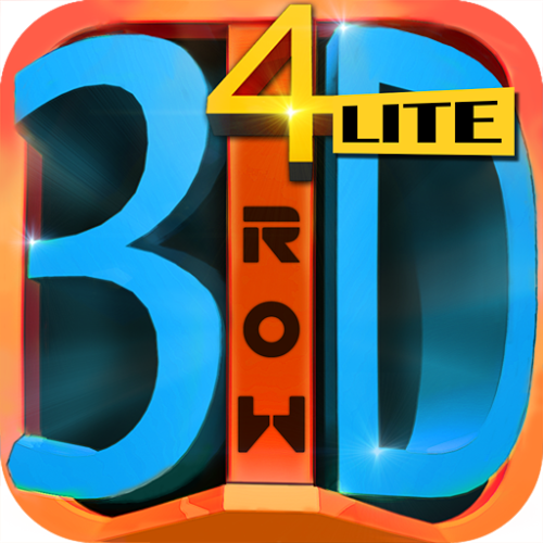 Logo 4 IN A 3D ROW LITE Ícone Logo 4 IN A 3D ROW LITE Ícone