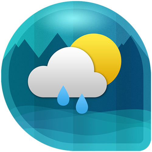 Logo Android Weather & Clock Widget Ícone Logo Android Weather & Clock Widget Ícone