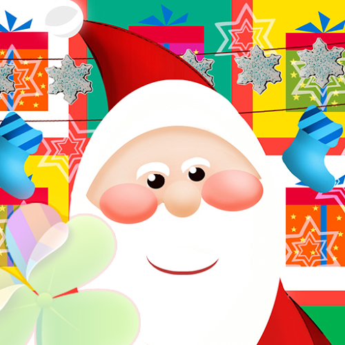 Logo GO Launcher EX Papai Noel Ícone Logo GO Launcher EX Papai Noel Ícone