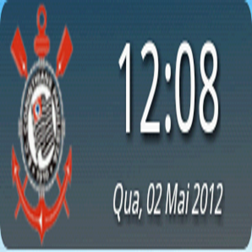 Logo Digital Clock Corinthians Ícone Logo Digital Clock Corinthians Ícone