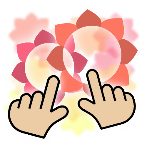 Logo Finger Hoola Ícone Logo Finger Hoola Ícone