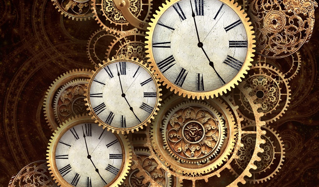 free gold clock live