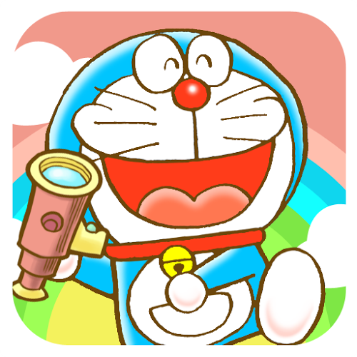 Logo Doraemon Repair Shop Ícone Logo Doraemon Repair Shop Ícone