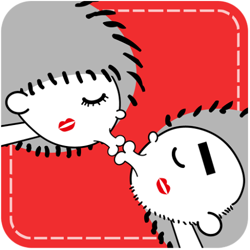 Logo My Chat Sticker Love Story Ícone Logo My Chat Sticker Love Story Ícone
