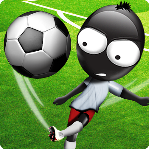 Logo Stickman Soccer Ícone Logo Stickman Soccer Ícone