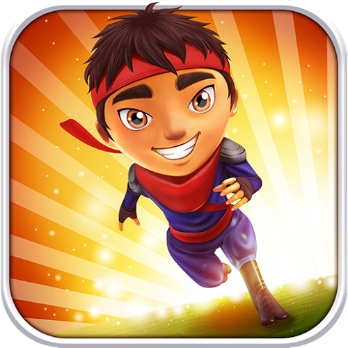 Logo Ninja Kid Run Free - Fun Game Ícone Logo Ninja Kid Run Free - Fun Game Ícone