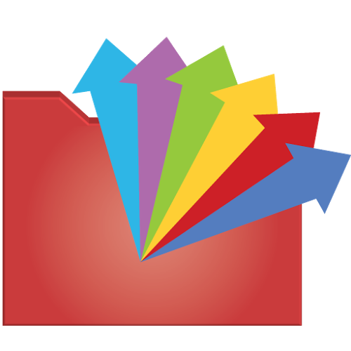 Logo Redirect File Organizer Ícone Logo Redirect File Organizer Ícone