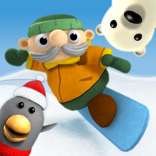 Logo Snow Spin: Snowboard Adventure Ícone Logo Snow Spin: Snowboard Adventure Ícone