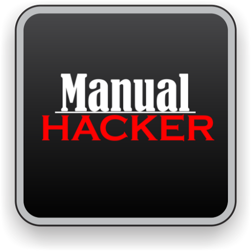 Logo Manual Hacker Free Tablets Ícone Logo Manual Hacker Free Tablets Ícone