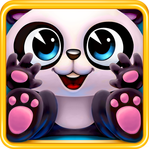 Logo Panda Pop Ícone Logo Panda Pop Ícone