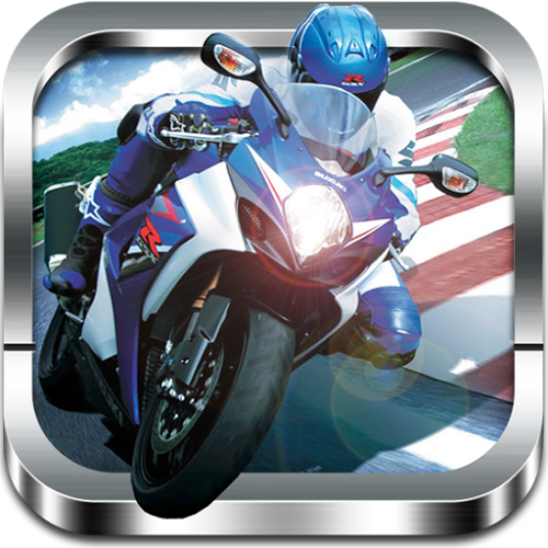 Logo Fast Bike Racing Ícone Logo Fast Bike Racing Ícone