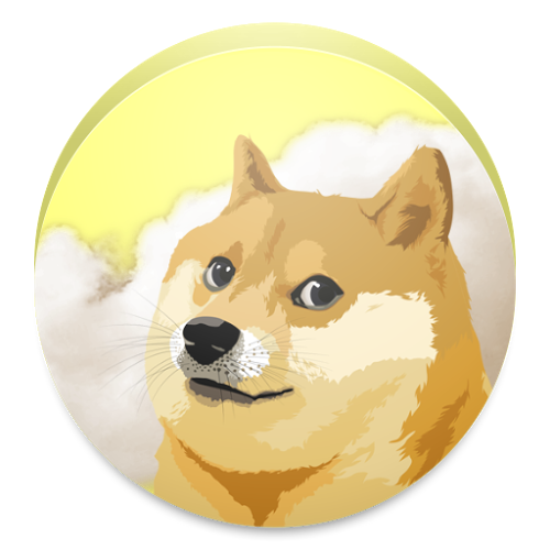 Logo Weather Doge Ícone Logo Weather Doge Ícone