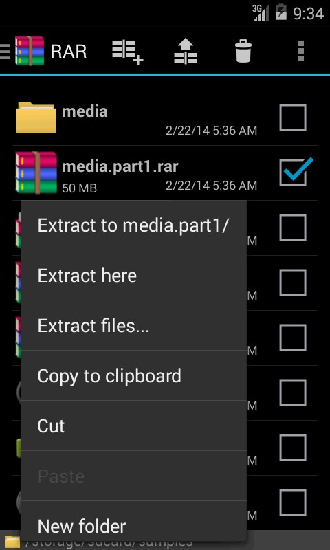 Imagem 12 do RAR for Android