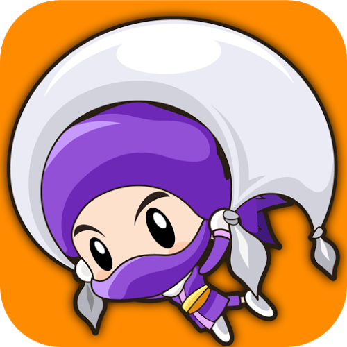 Logo Jumping Ninja Ícone Logo Jumping Ninja Ícone