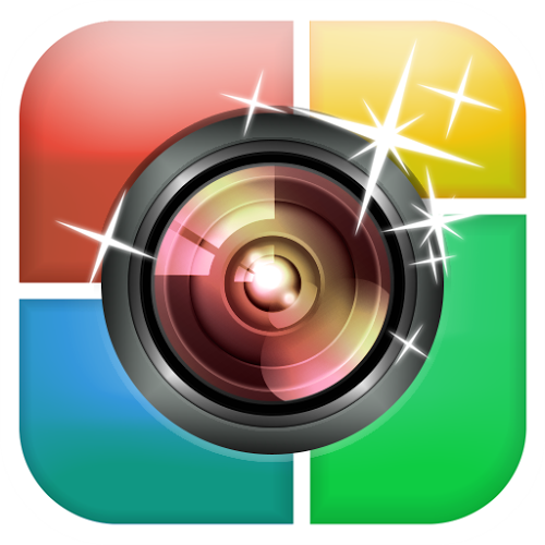 Logo Pic Collage Maker Photo Editor Ícone Logo Pic Collage Maker Photo Editor Ícone