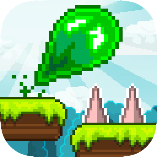 Logo Bouncing Slime Impossible Game Ícone Logo Bouncing Slime Impossible Game Ícone
