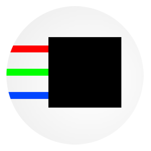 Logo RGB: 2D Colorful Platformer Ícone Logo RGB: 2D Colorful Platformer Ícone