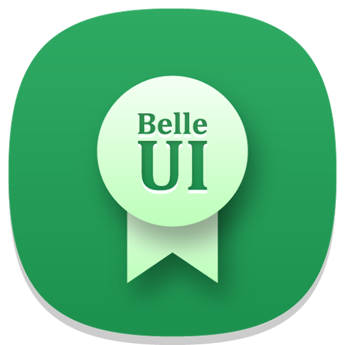 Logo Belle UI Icon Pack Ícone Logo Belle UI Icon Pack Ícone