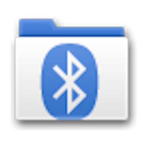 Logo Bluetooth File Transfer Ícone Logo Bluetooth File Transfer Ícone