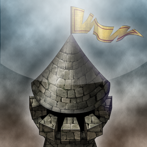 Logo Medieval Castle Defense Ícone Logo Medieval Castle Defense Ícone