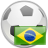 Logo Futebol Brasil Ícone Logo Futebol Brasil Ícone