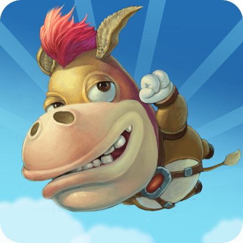 Logo Donkey Jump Ícone Logo Donkey Jump Ícone