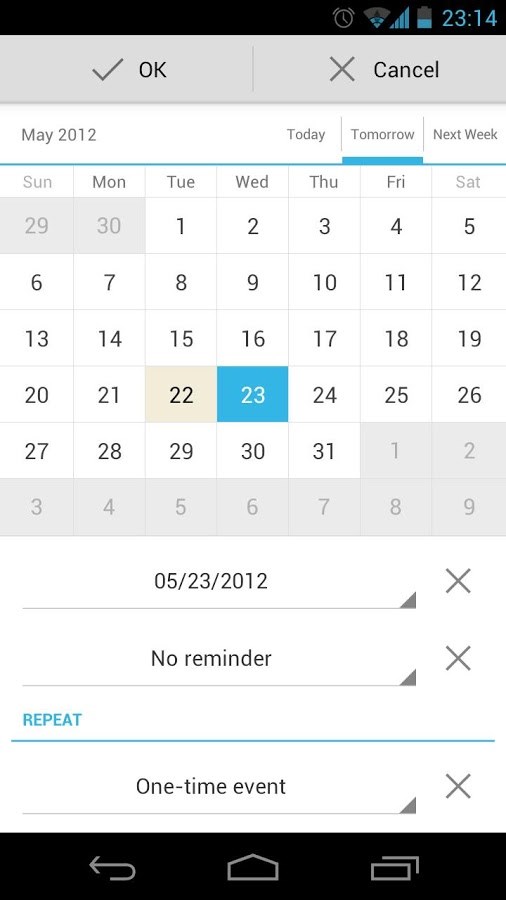 gtasks to do list