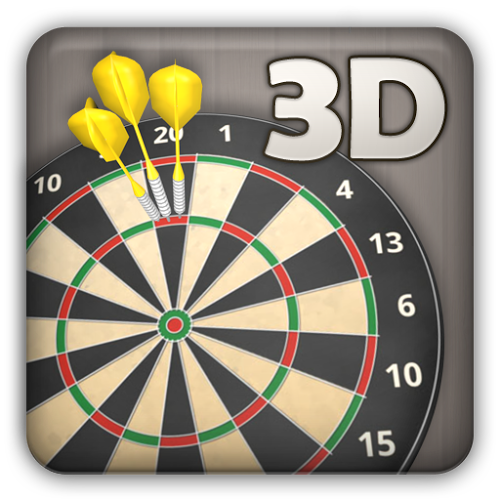 Logo Darts 3D Ícone Logo Darts 3D Ícone