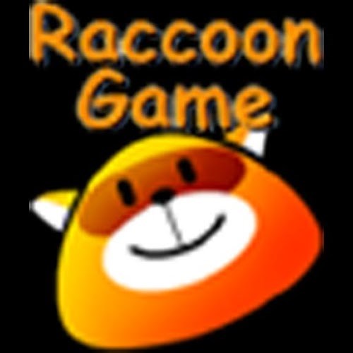 Logo Raccoon Game Ícone Logo Raccoon Game Ícone