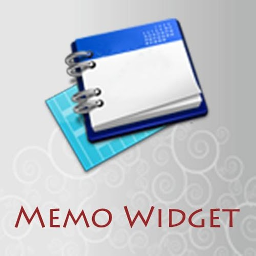 Logo Memo Widget Ícone Logo Memo Widget Ícone