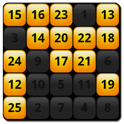 Logo Touch the Numbers for Android Ícone Logo Touch the Numbers for Android Ícone