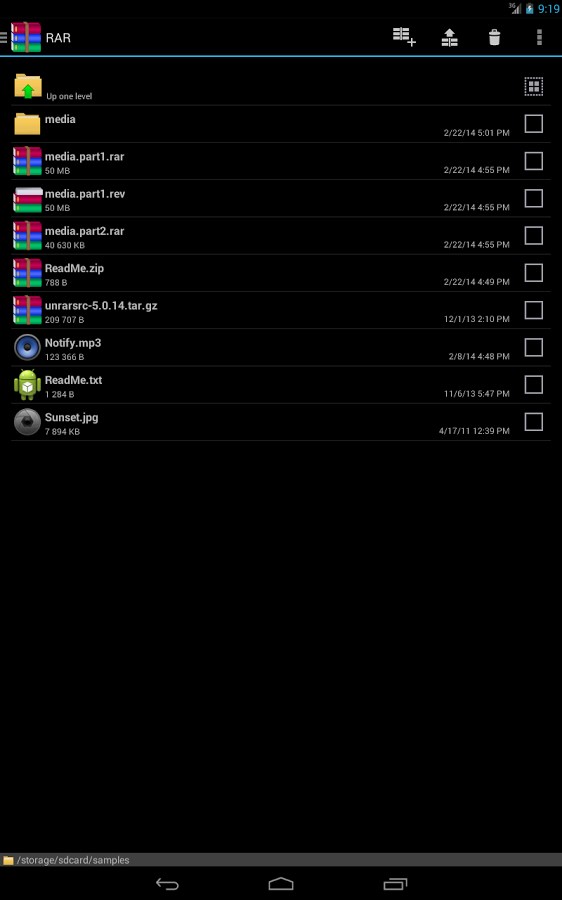 RAR for Android - Imagem 1 do software