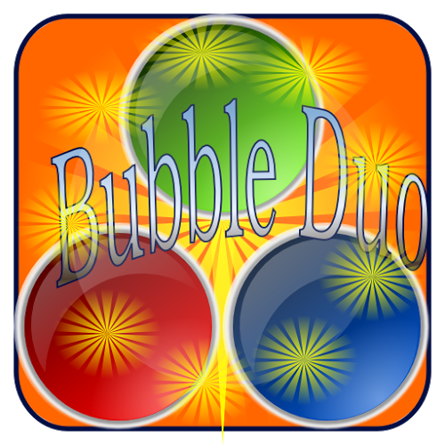 Logo Bubble Duo Ícone Logo Bubble Duo Ícone