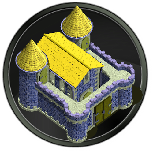 Logo Medieval Empires RTS Strategy Ícone Logo Medieval Empires RTS Strategy Ícone