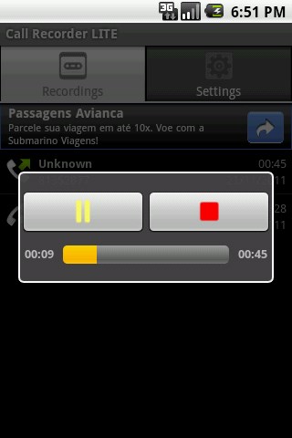 Imagem 2 do Call Recorder LITE