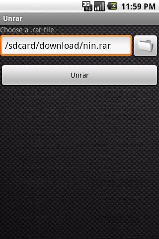 android unrar utility