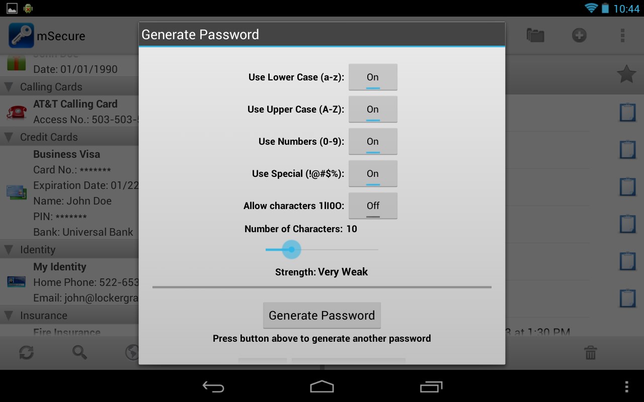 msecure password manager pro aptoide
